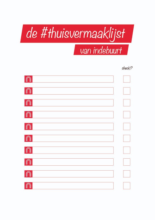 thuisvermaaklijst